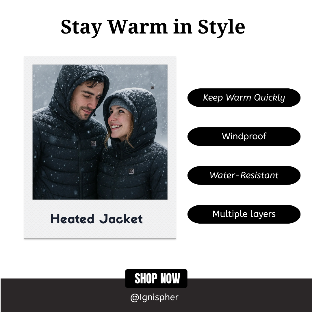 Ignispher Heated Jacket – Stylish Heated Outerwear for Winter 2025