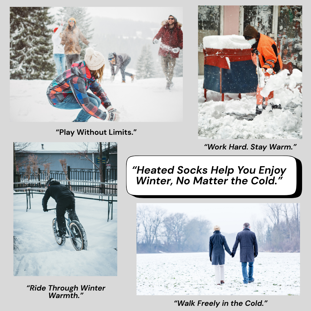 Ignispher Heated Socks – Battery-Powered Winter Warmth